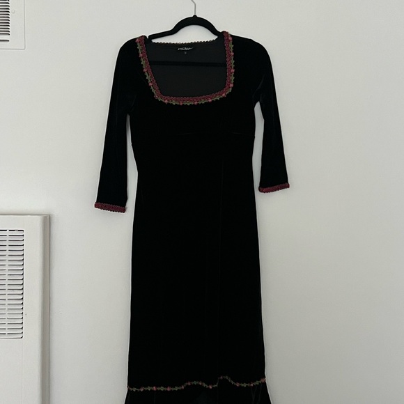 Vintage Velvet Betsey Johnson Dress - Picture 2 of 5
